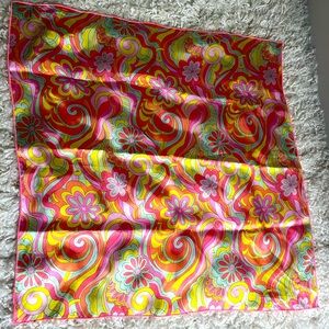 Frankie’s bikinis Vibrant Floral Patterened scarf